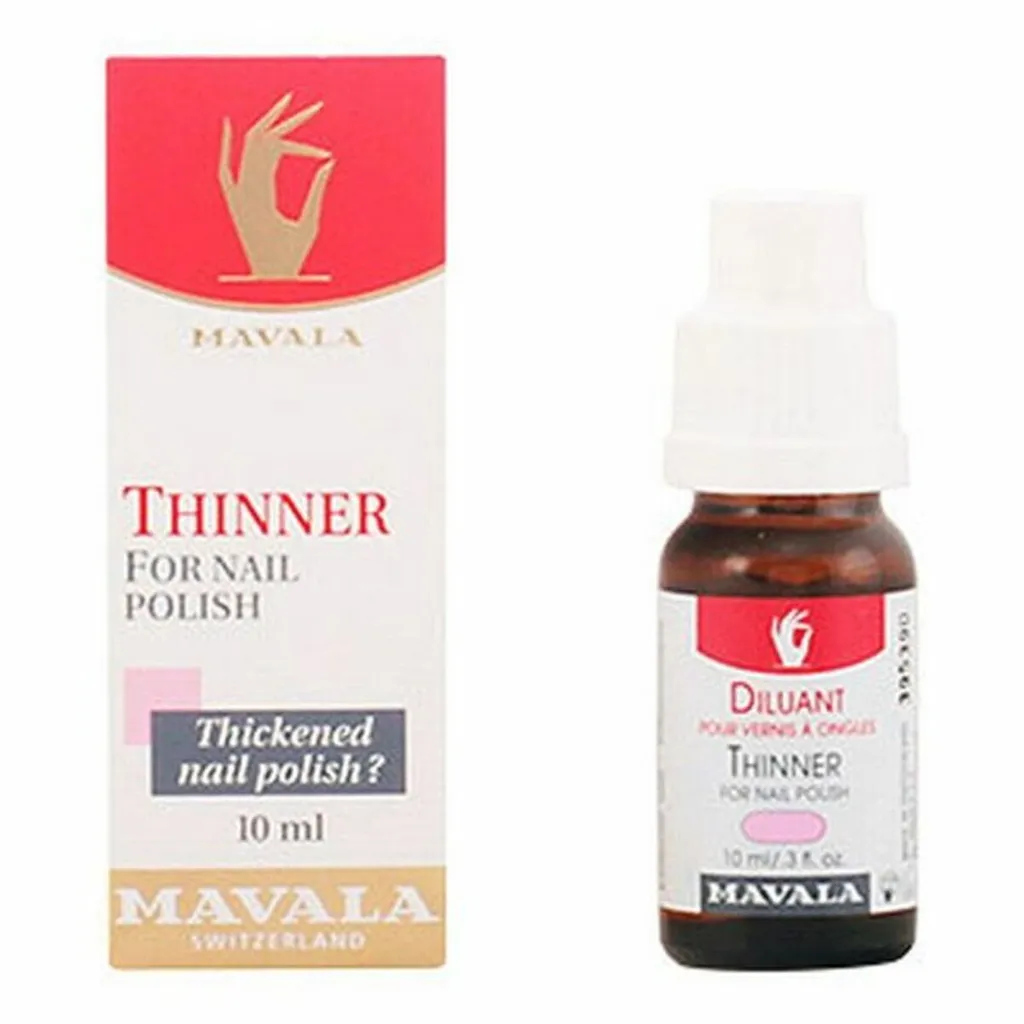 MAVALA Diluant Vernis 10ml - Réparez votre Vernis Épais Instantanément