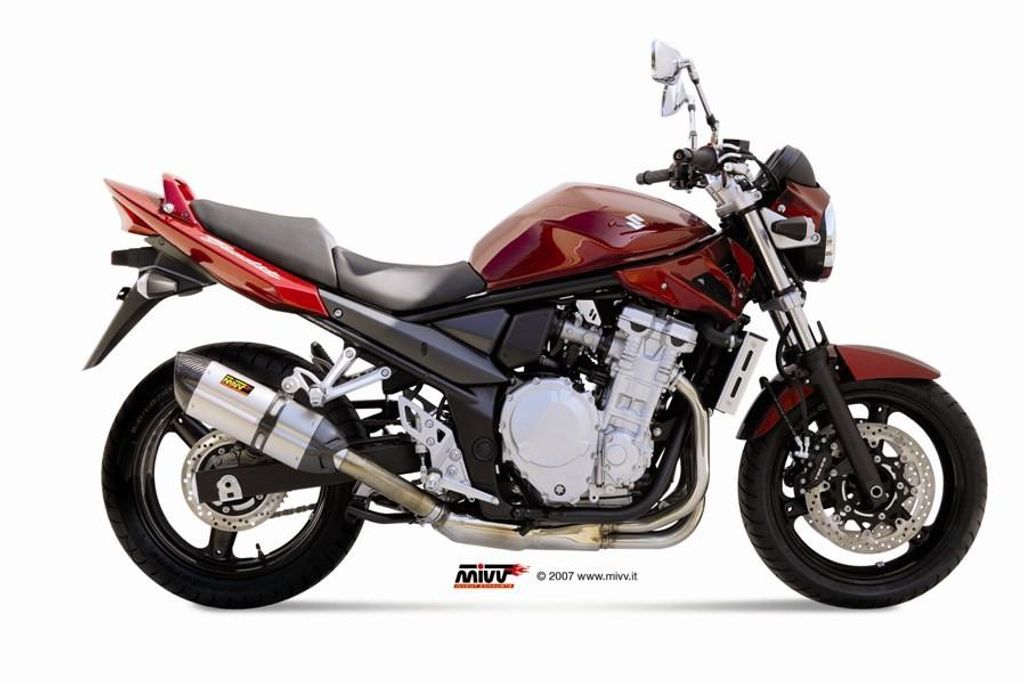 MIVV Slip-On-Auspuff genehmigt aus Edelstahl für SUZUKI GSX 650 F