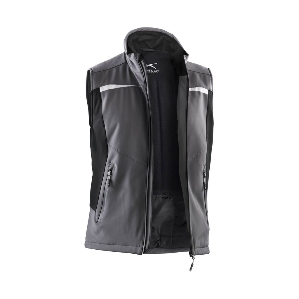 KÜBLER unisex Arbeitsweste 7041 anthrazit, schwarz Größe XL