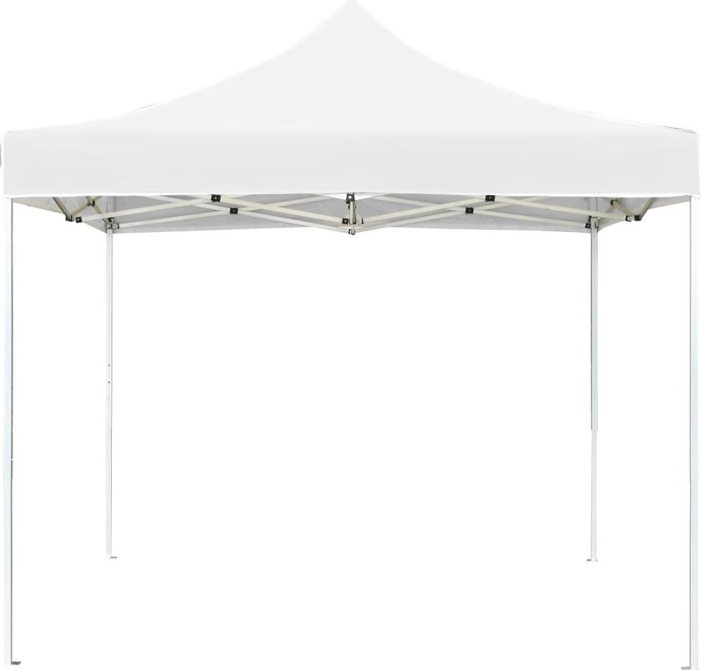 vidaXL Profi-Partyzelt Faltbar Aluminium 3x3 m Weiß