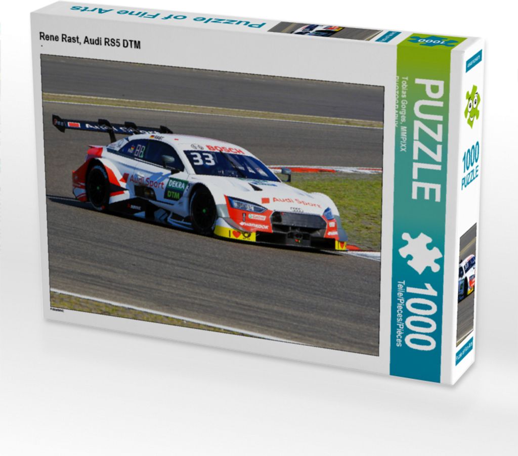 CALVENDO Puzzle Rene Rast, Audi RS5 DTM | 1000 Teile Lege-Größe 64x48cm Foto-Puzzle für glückliche Stunden