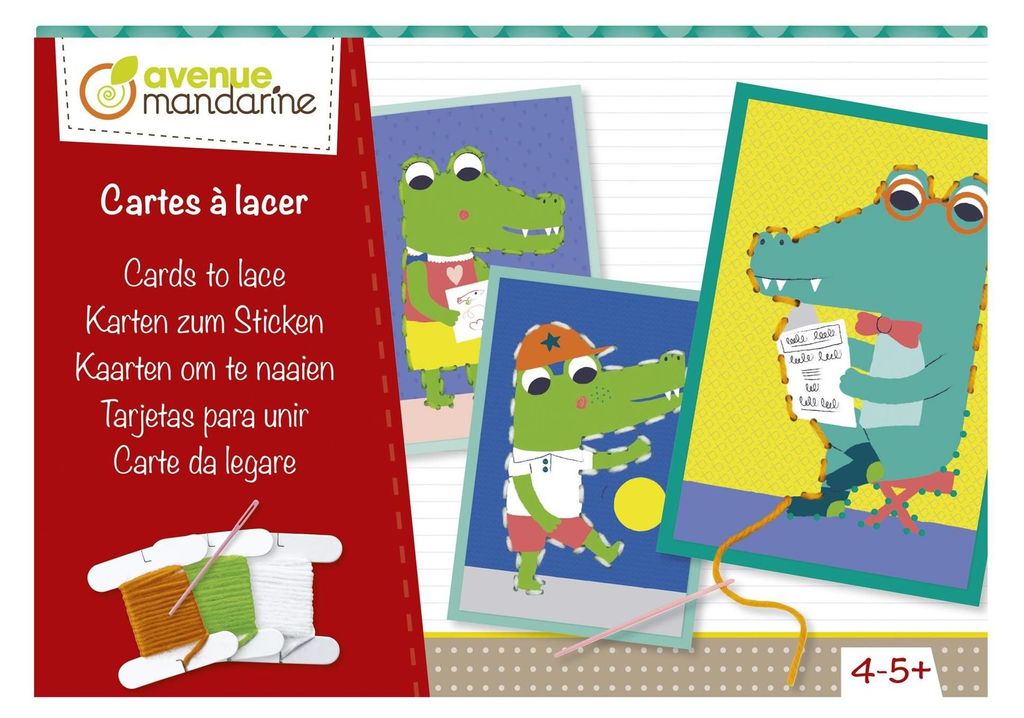 Clairefontaine Kreativset, Karten zum Sticken