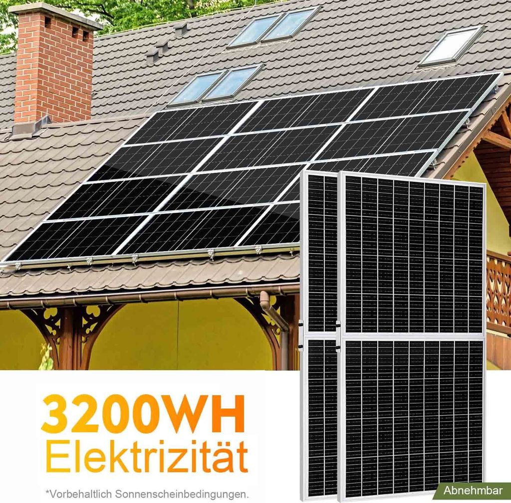 Solarpanel Kit 400W 18V Monokristallin mit 40A Ladegerät Produktbild 7