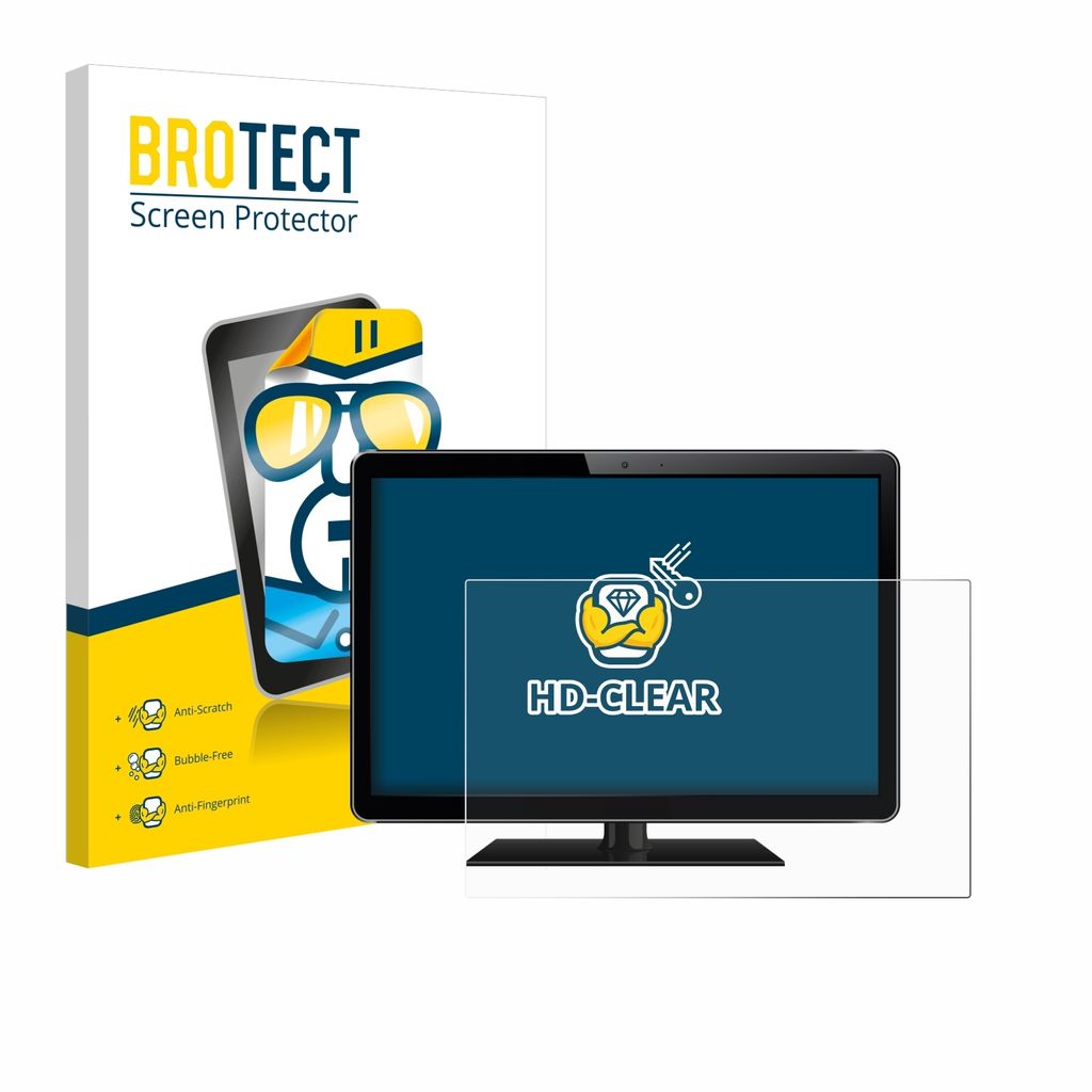 Schutzfolie für Industrie-Monitore mit 39.6 cm (15.6 Zoll) Displays 345 x 194 mm BROTECT Displayschutz Display Schutz Folie Klar Transparent