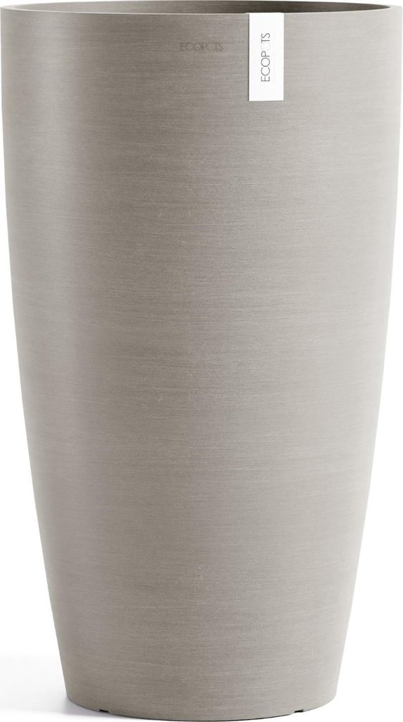 Ecopots Stockholm High 60 Blumentopf - L 35 cm x H 60 cm - Innen- und Außenbereich