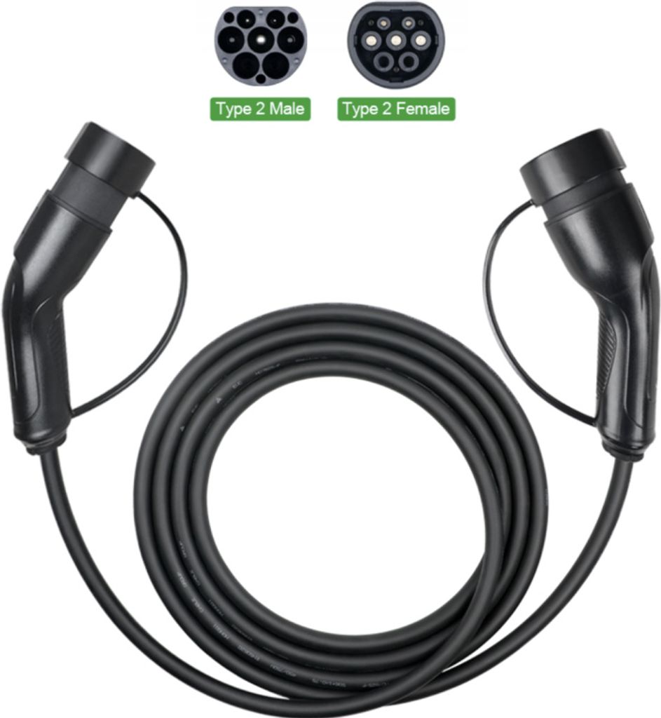 EV-Ladekabel Typ 2, 3,6 kW, 5 Meter