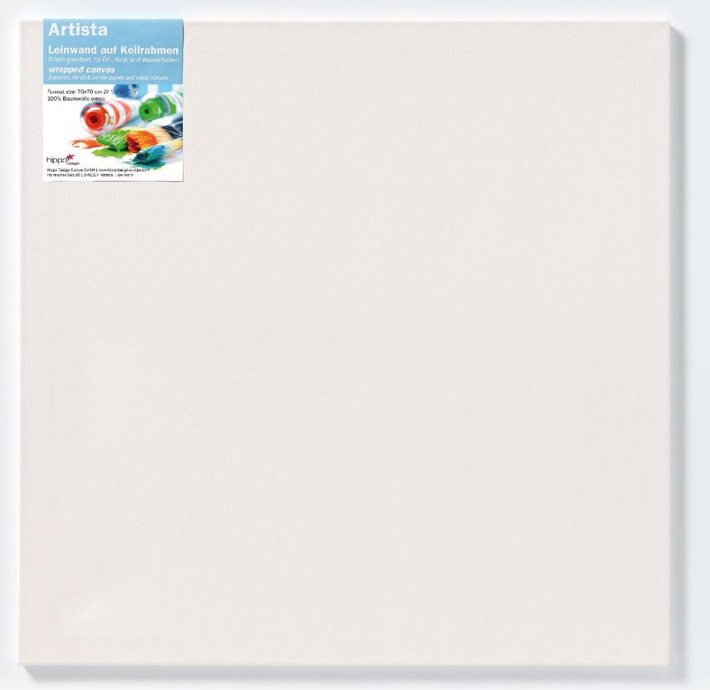 Walther Leinwand 15x15 cm 1.5x2.0 cm weißer Rahmen