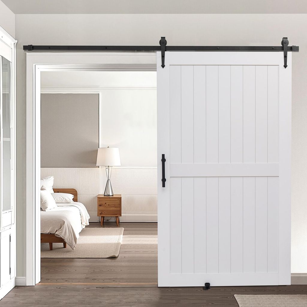 VEVOR Porta scorrevole in stile fienile Sistema di porte Immagine del prodotto 