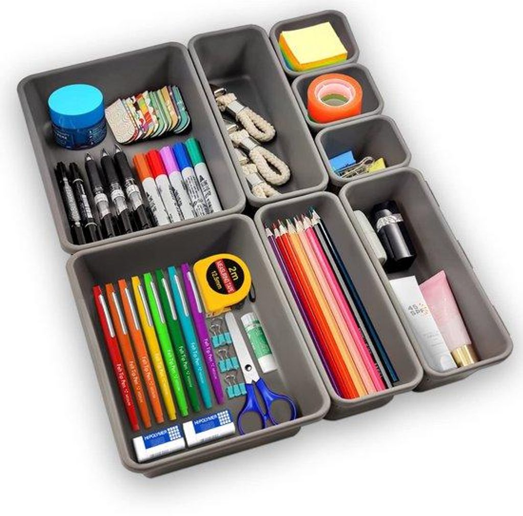 8-teiliges Lade-Organisationsystem, Schubladen-Organizer für Werkbanken, Lade-Organisatoren, Büro-Organizer