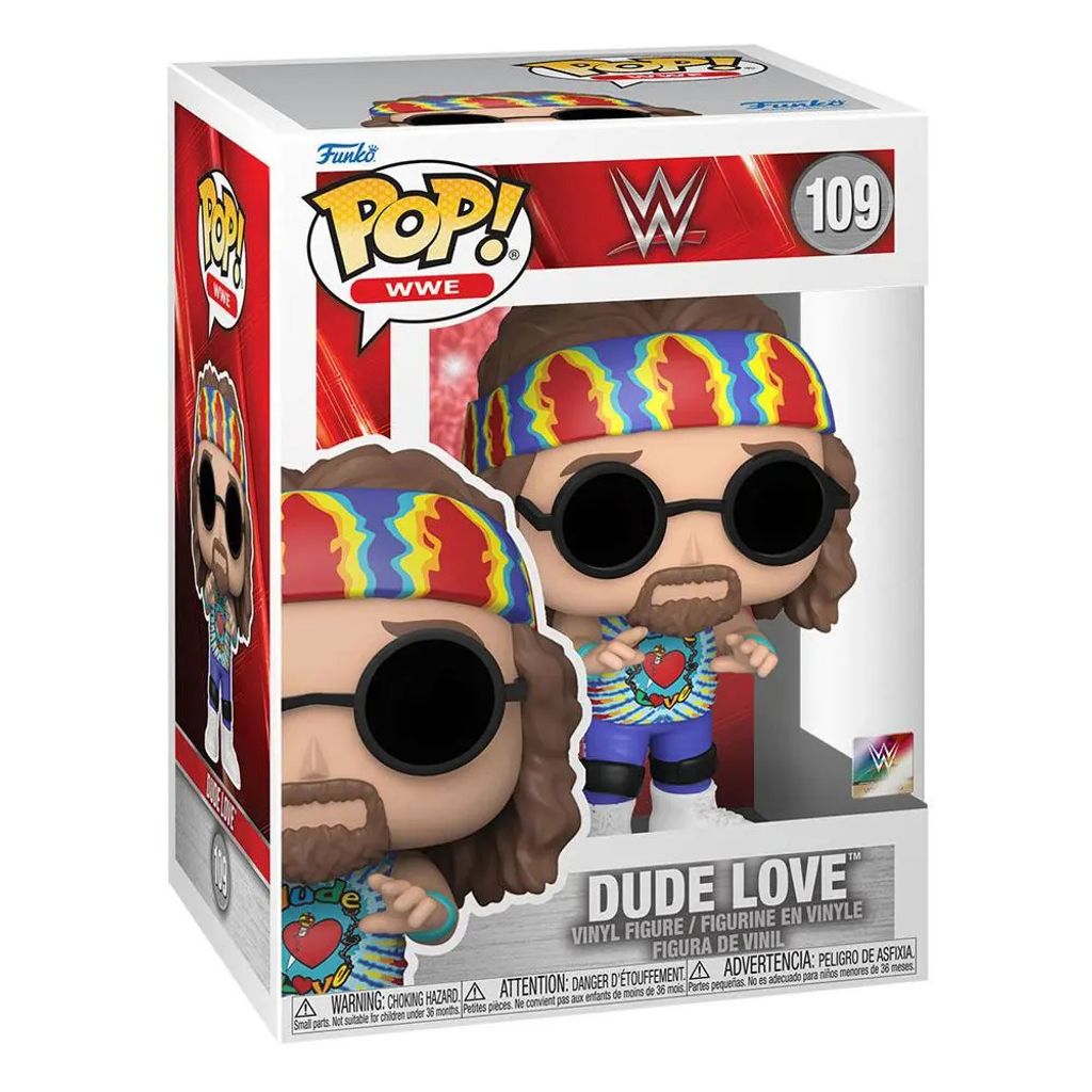 WWE - Dude Love 109 - Funko Pop! - Vinyl Figur Produktbild 