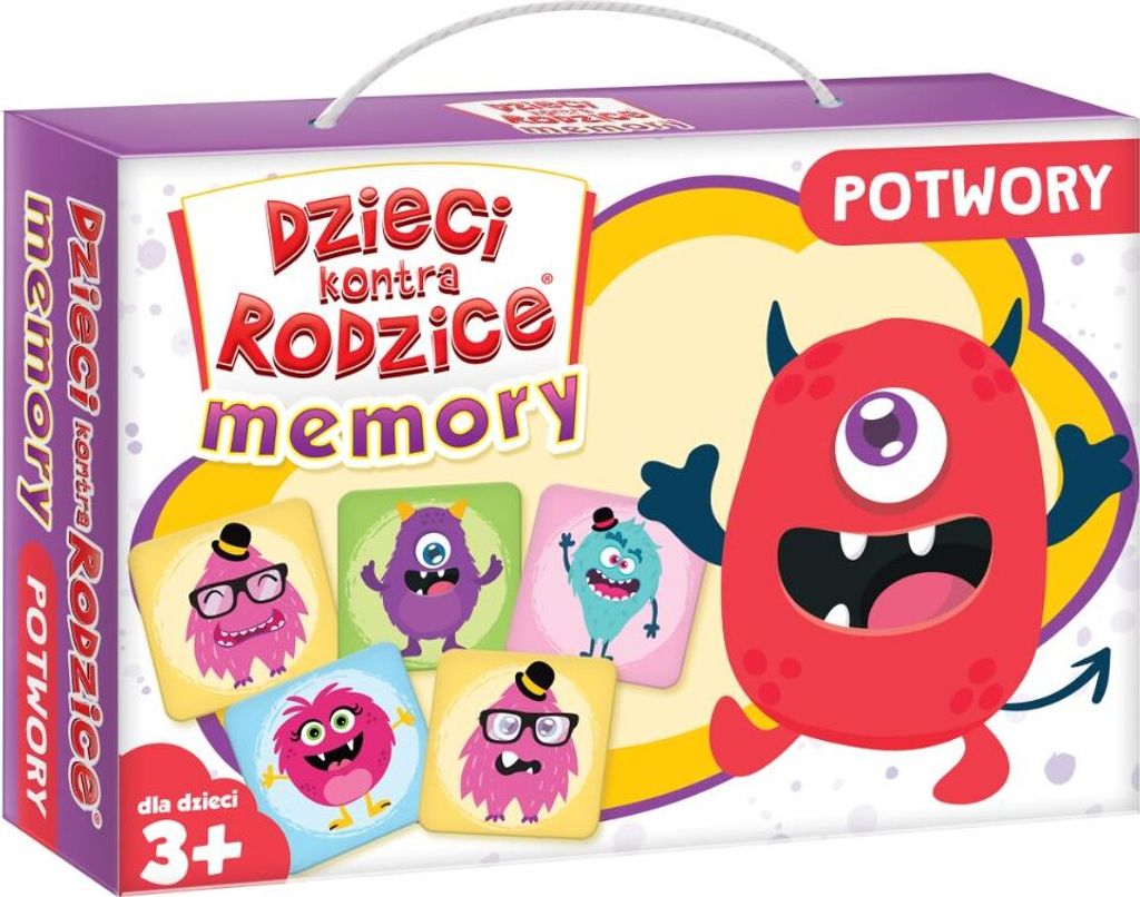 Memory Potwory Dzieci kontra Rodzice