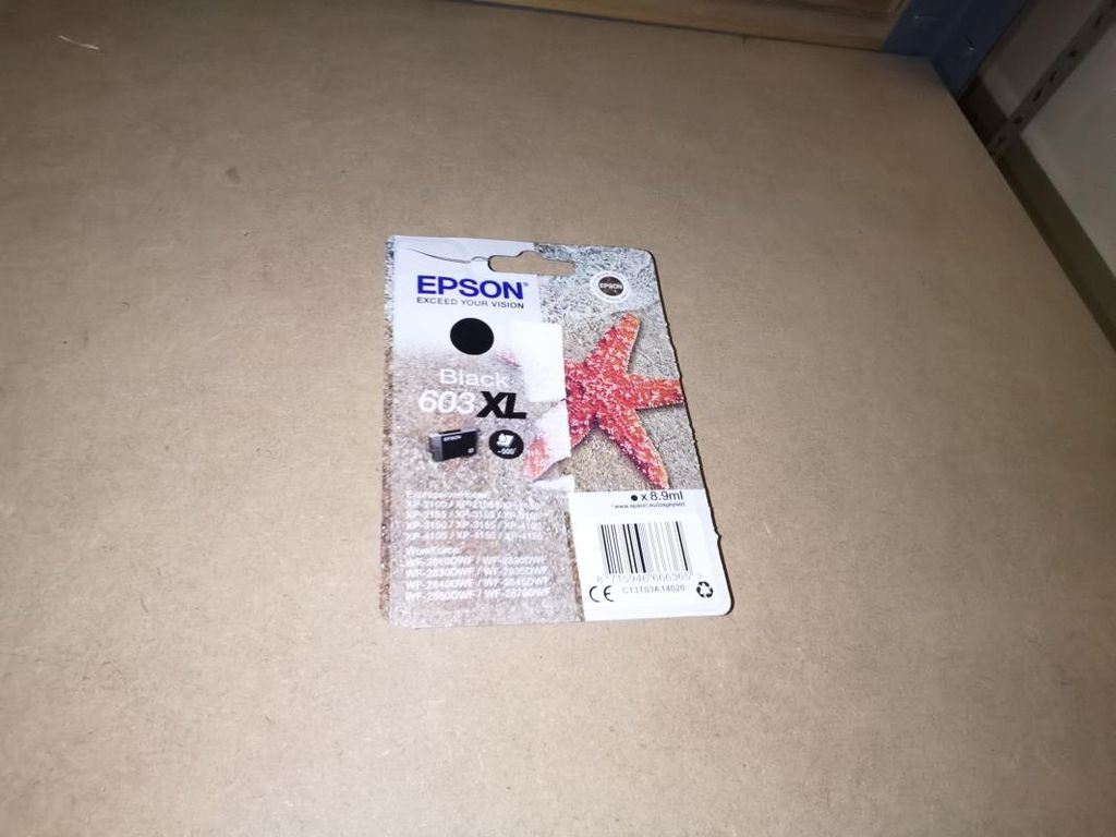 Epson Singlepack Black 603XL Ink, High (L) Yield, Schwarz, Produktbild 