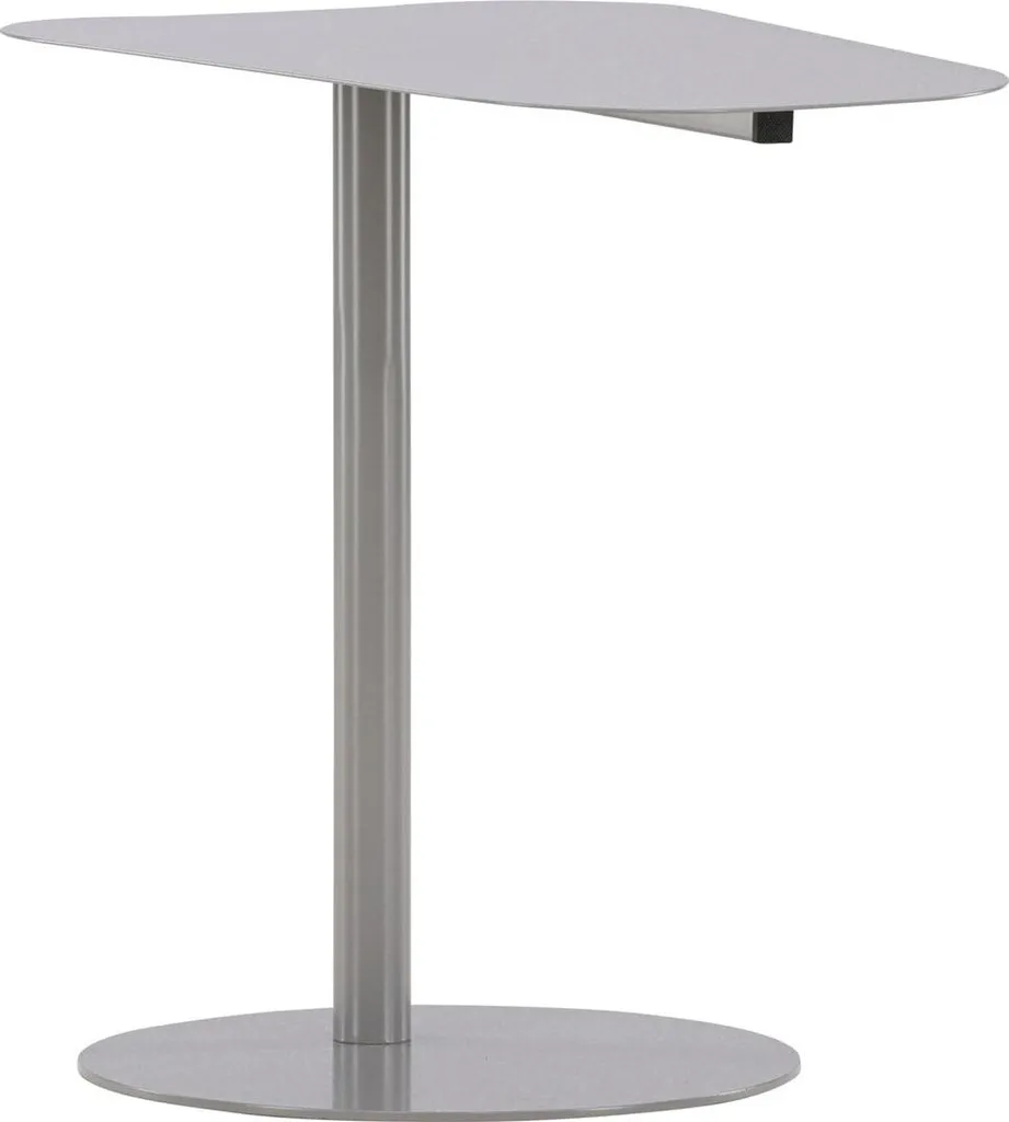 Table d'angle SanJose gris clair - Bureau de coin compact et moderne - 12