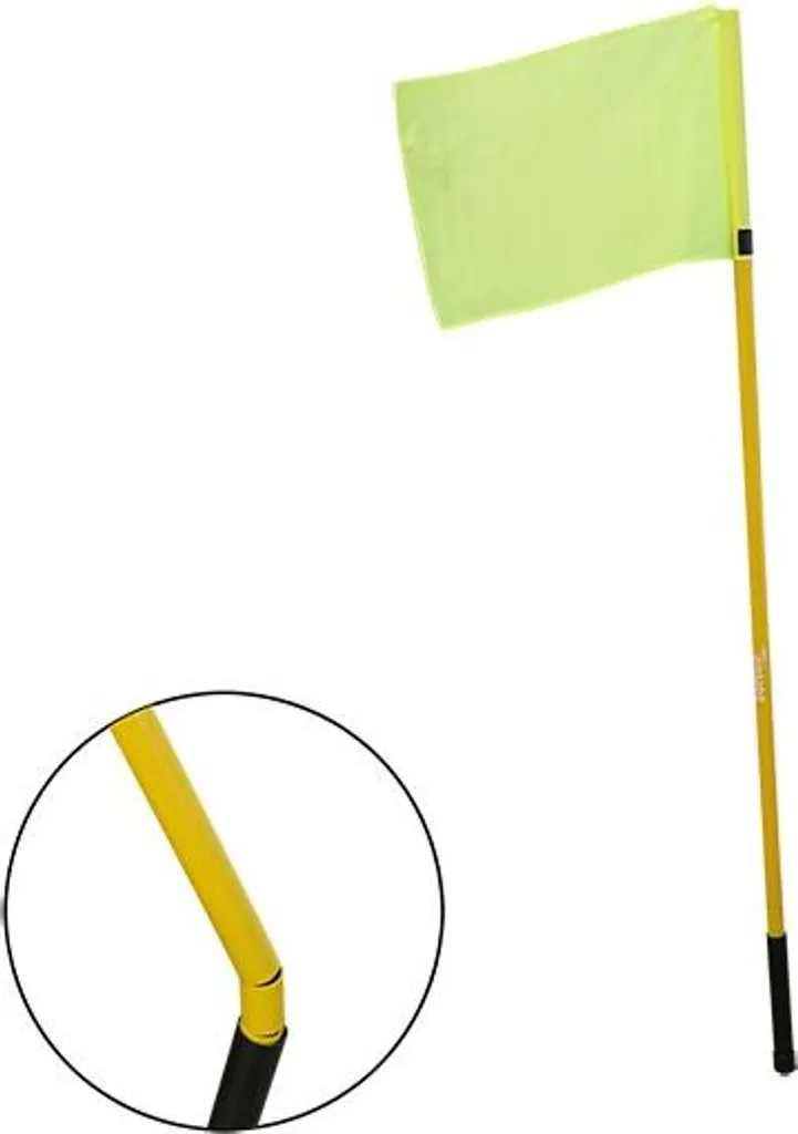 Drapeau d'angle flexible multicolore haute visibilité pour terrain de foot