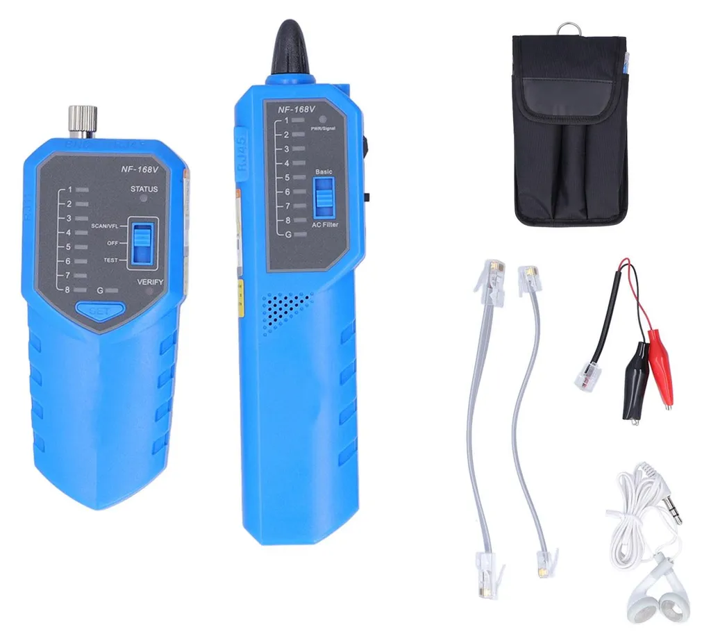 Détecteur de câbles réseau NF-168V testeur RJ45 localisateur Ethernet