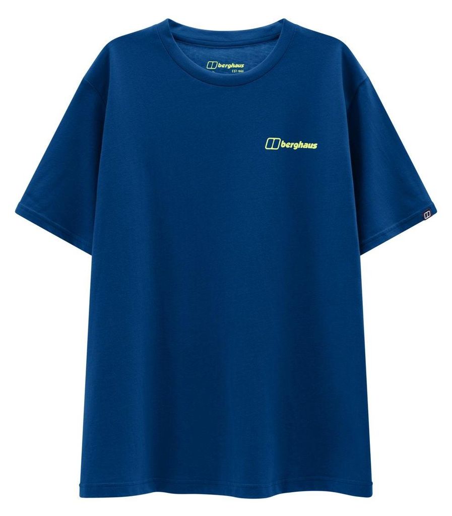 Mtn Matrix Essential Short Sleeve Graphic Tee - Herren - Berghaus, Farbe:Hale Navy (DkBLU), Größe:UK XL // DE 55
