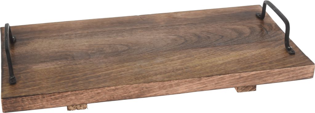 Handvat van mango hout, metalen handgreep. Afmetingen: 41 x Productafbeelding 