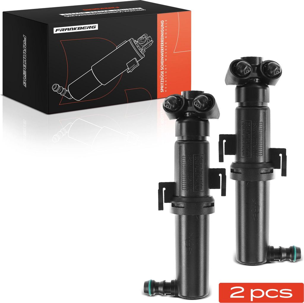Frankberg 2x Scheinwerferreinigung Waschwasserdüse Vorne Links Rechts für Audi A3 8P1 8P7 8PA 2008-2013