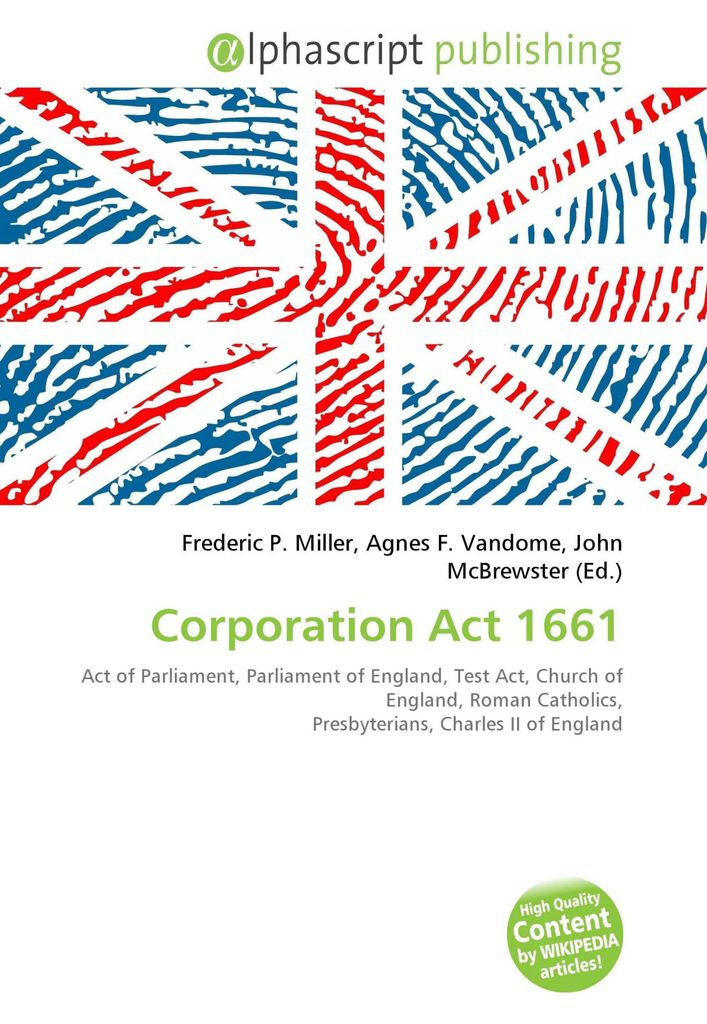 Corporation Act 1661