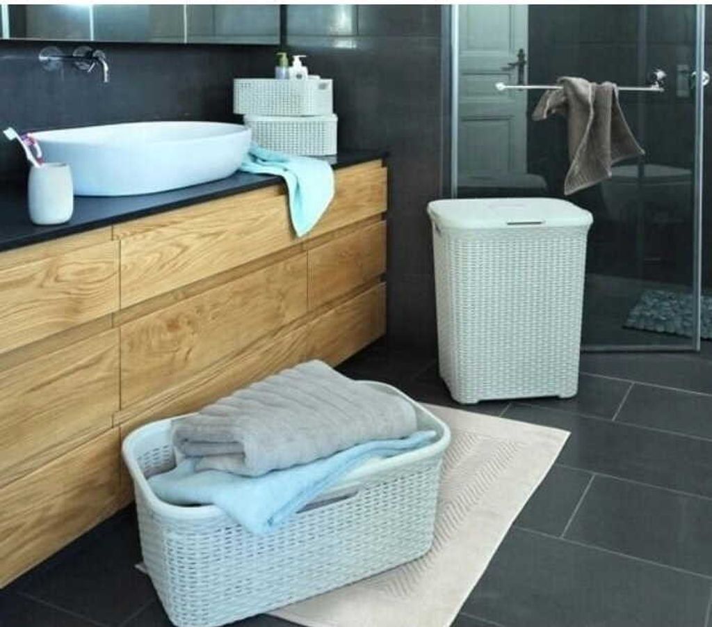 Curver Natural Style 40L koš na prádlo krémový Obrázek produktu 7