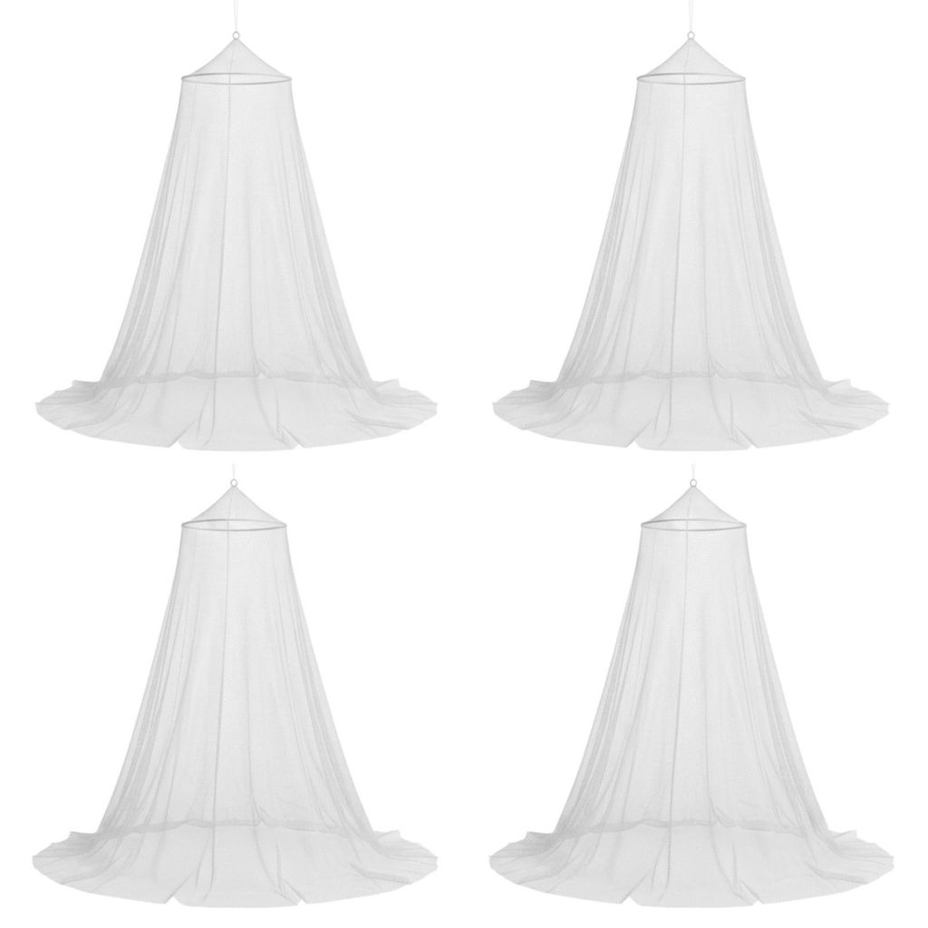 Set di 4 zanzariere XXL, tende per letto, protezione Immagine del prodotto 