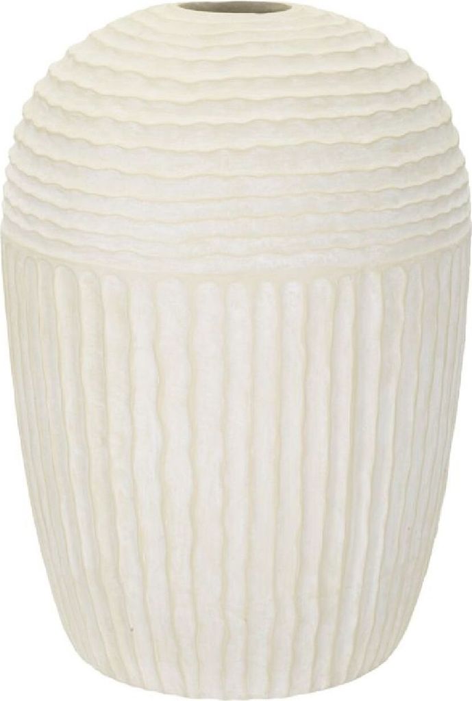Mauro Ferretti Vase EiszapfenØ 39x56 cm creme