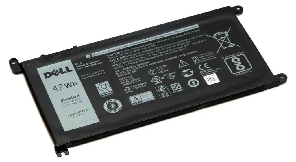 Batterie Dell Inspiron 14 5468 15 5567 17 5767 - 3 cellules 42Wh fiable