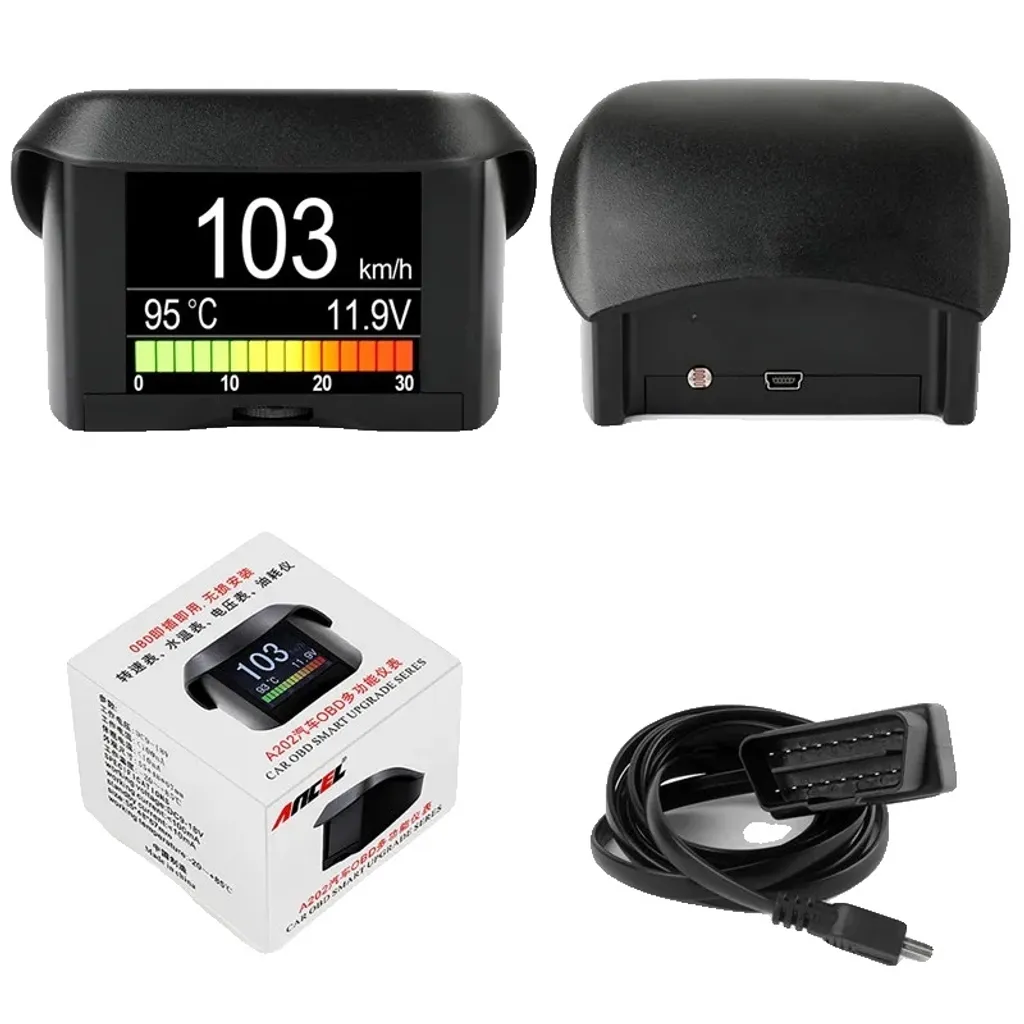 Monitor Velocità e Consumi Auto Display Verde: Sicurezza e Risparmio - 1