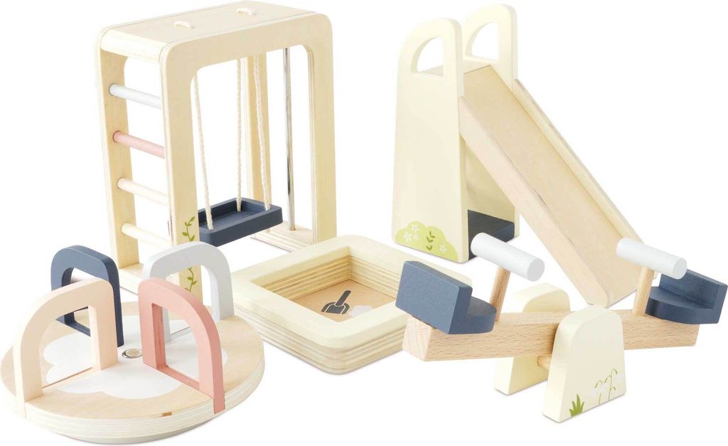 Le Toy Van LTV - Wooden Dolls house Outdoor Play Furn - 5 Piece 100%