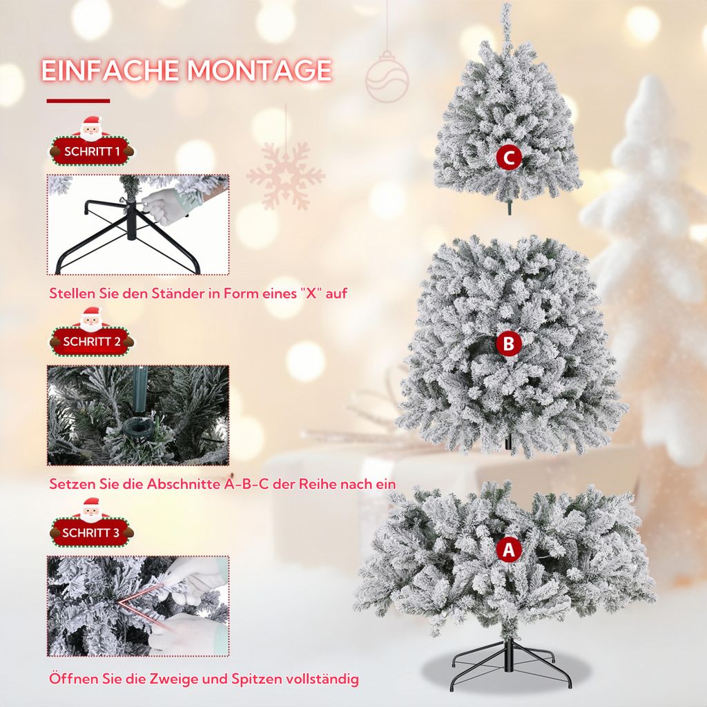 183cm Premium Knstlicher Weihnachtsbaum mit