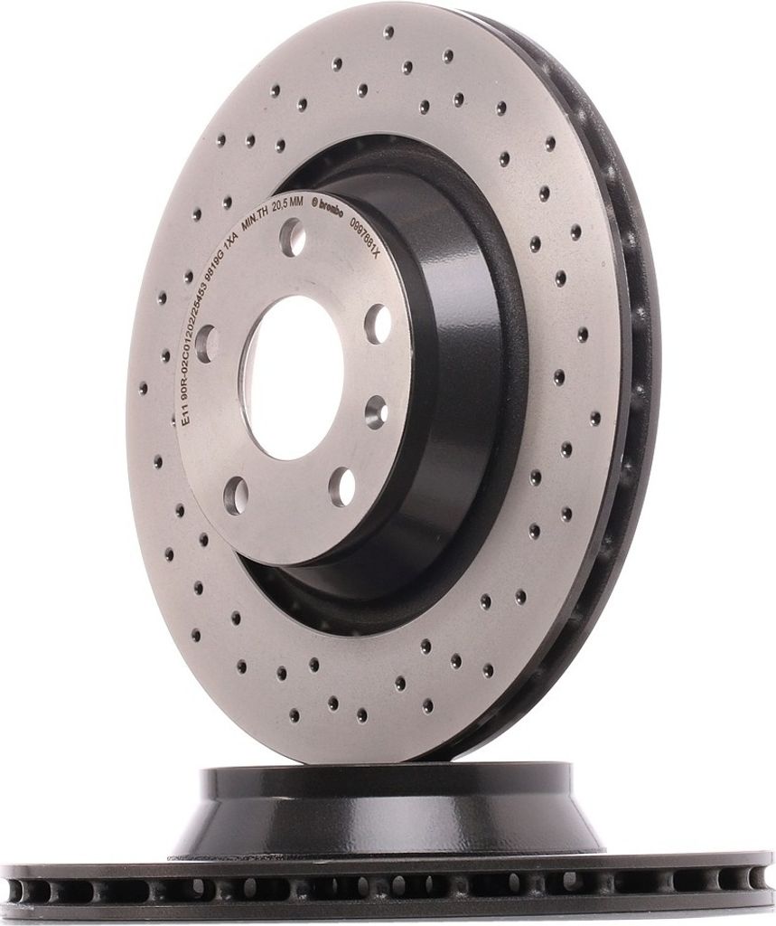 BREMBO 09.9768.1X - OE 8J0615601A Bremsscheibe für TT (8J)