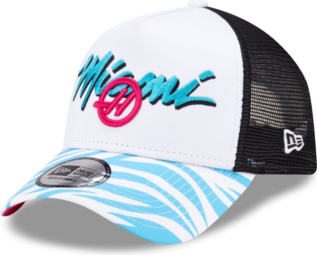 New Era A-Frame Snapback Trucker Cap - MIAMI F1 HAAS Produktbild 