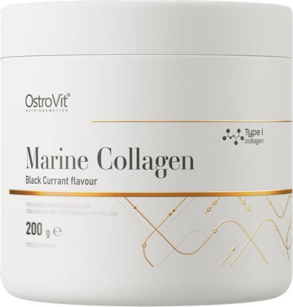OstroVit Marine Collagen MARINE COLLAGEN Johannisbeere FÜR GELENKE UND KNOCHEN 200 g