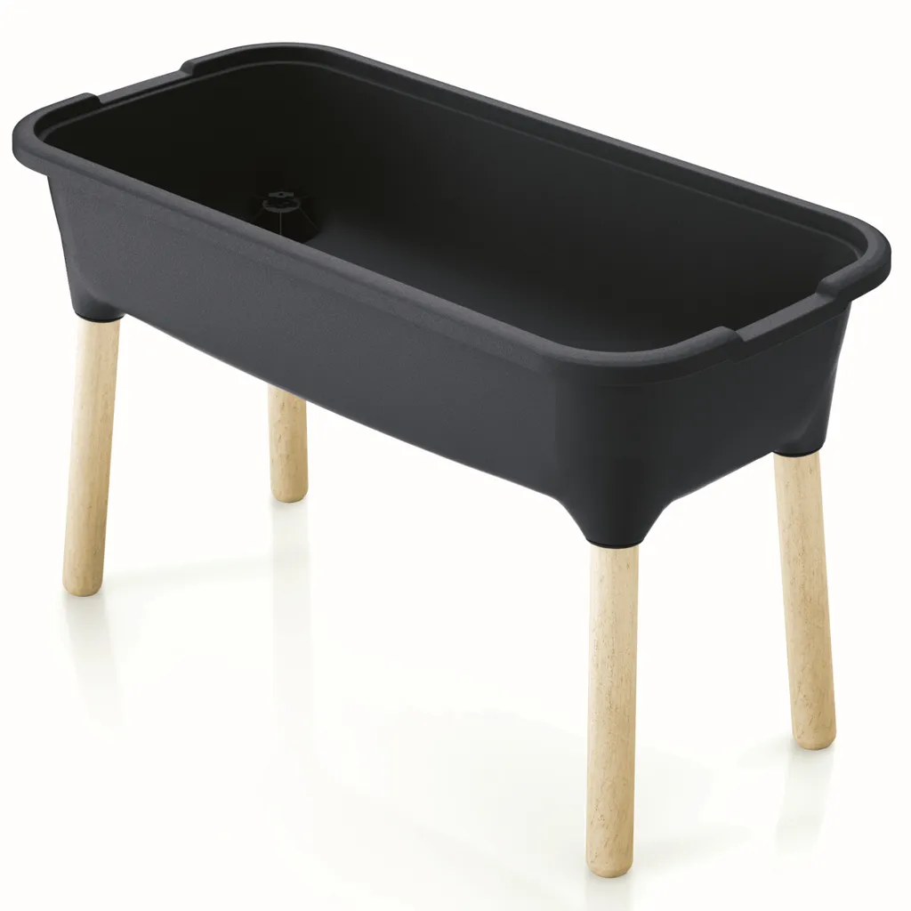 Pot de fleurs avec couvercle : Mini serre anthracite pour vos semis bio - 4