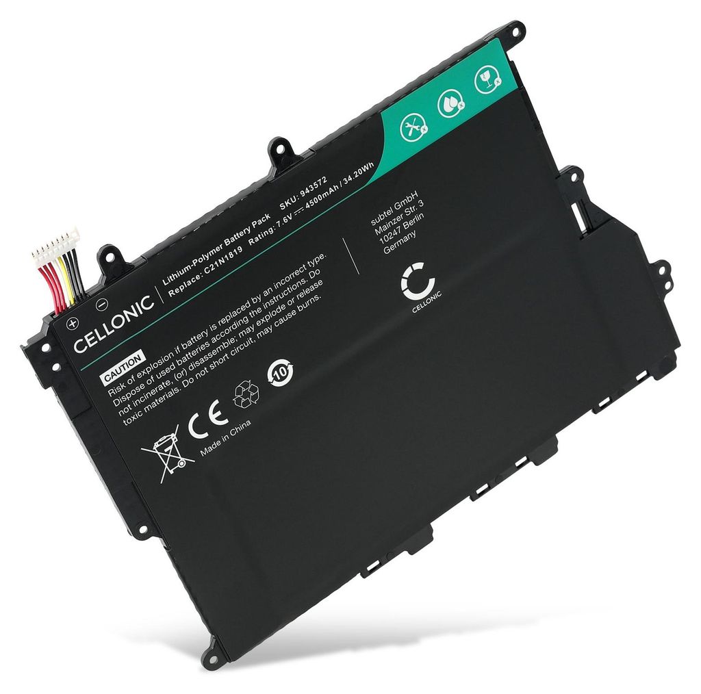 CELLONIC 1x Batterie pour Ordinateur portable Compatible Image du produit 