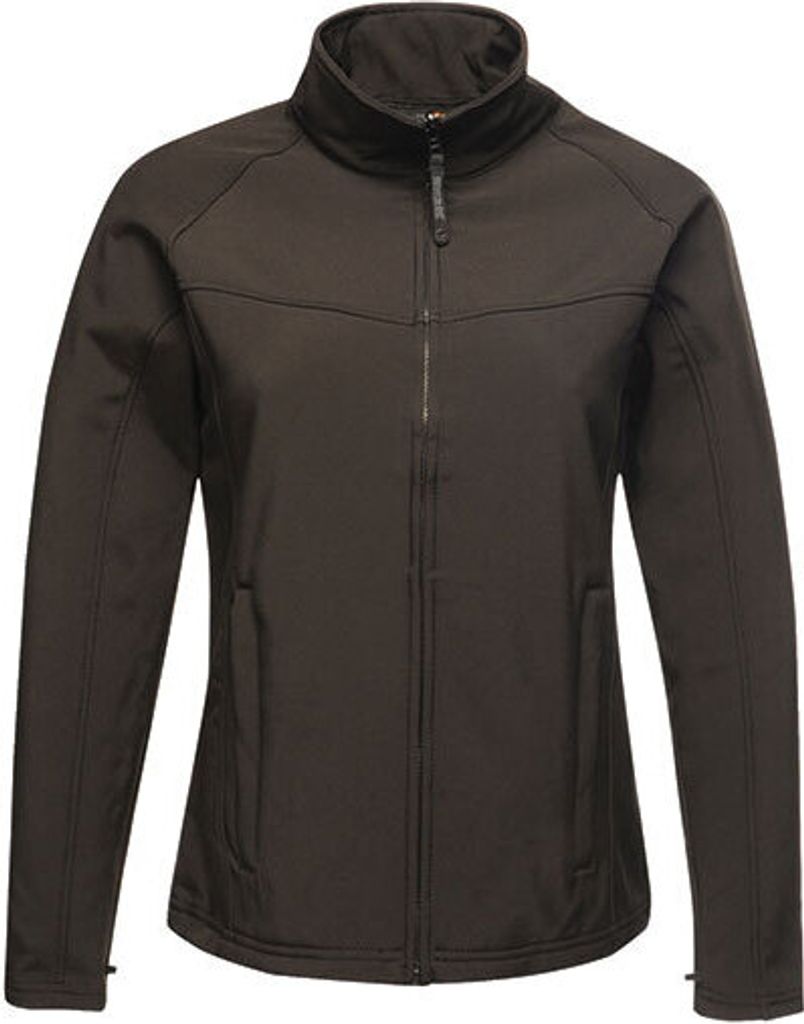 Regatta TRA645 | Damen Uproar Softshell Jacke - Farbe: Black/Black - Größe: 48 (22)
