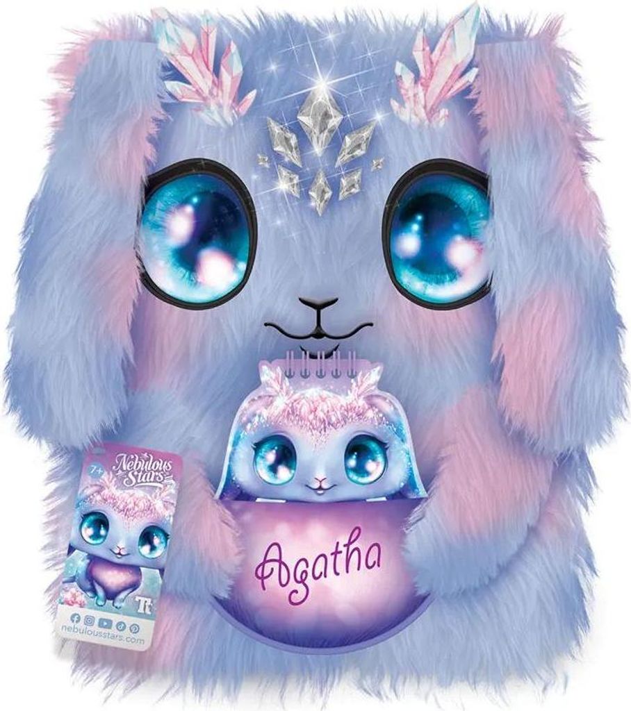 Nebulous Agatha Großes Flauschiges Notizbuch Rosa  Rosa One Produktbild 