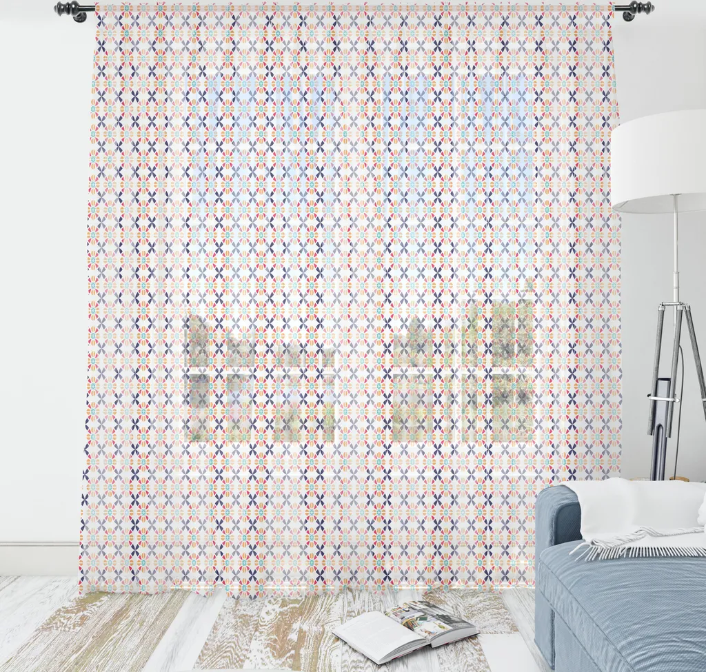 Arazzo Etnico ABAKUHAUS Mosaico 210x274 - Tessuto Effetto Seta