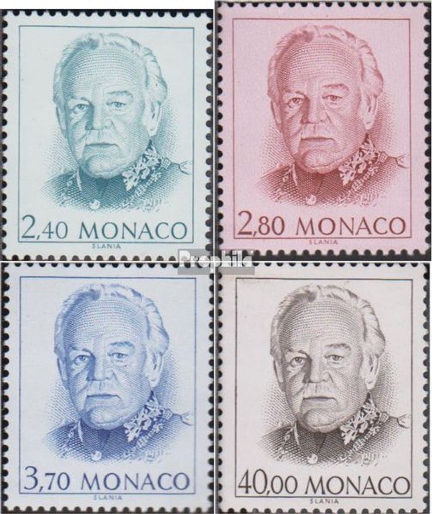 Briefmarken Monaco 1993 Mi 2126-2129 (kompl.Ausg.) postfrisch Freimarken: Fürst Rainier III.