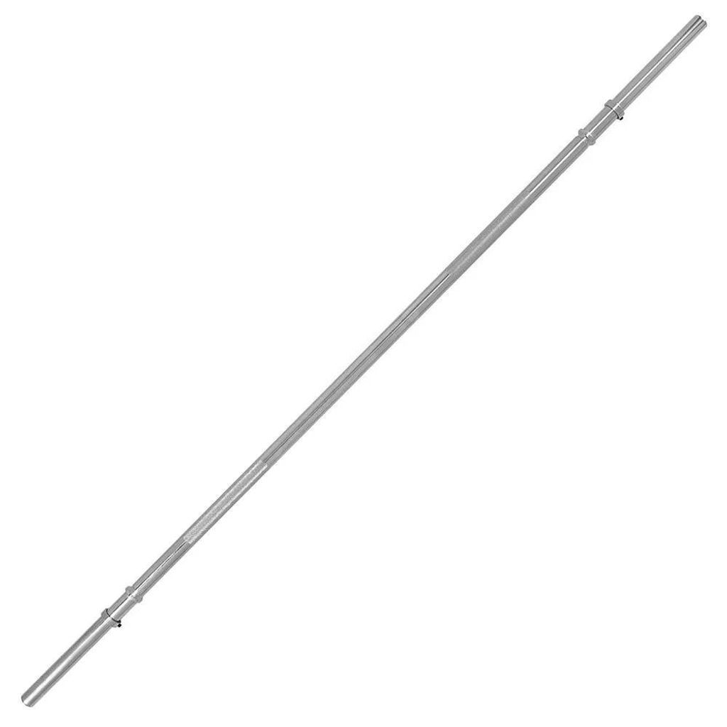Langhantelstange, Metall, ohne Gewichte, ohne Gewinde, 180 cm oder 165 cm, 30 mm, bis zu 100 kg, cm:180