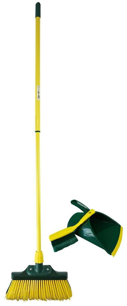 Novaliv Krallenbesen Set 40 cm Kunststoff mit Teleskopstiel Produktbild 