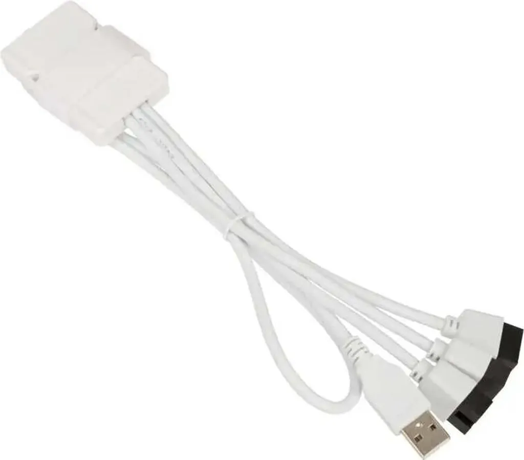 Hub USB Lian Li PW-U2TPAW Bianco: Splitter Interno 1 a 3 per PC Gaming