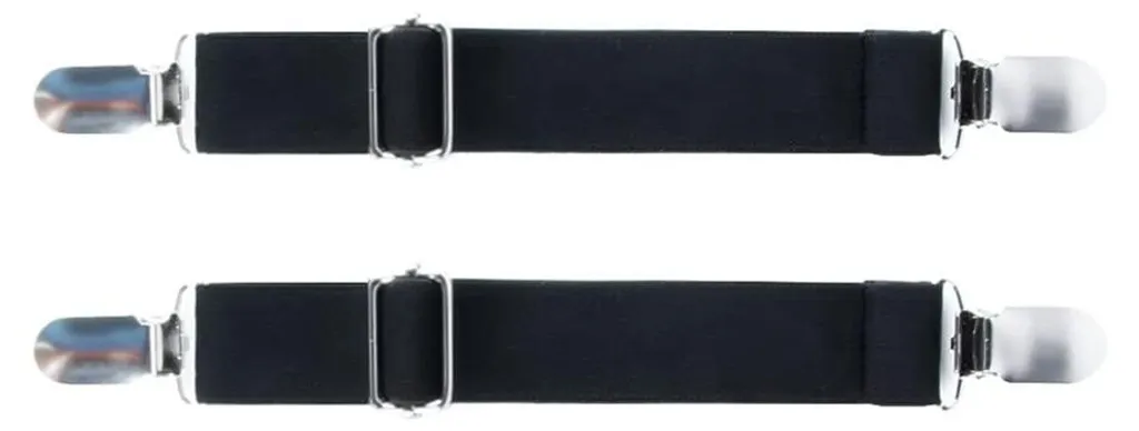 Sangles élastiques pour bottes et pantalons - Lot de 4 pièces réglables