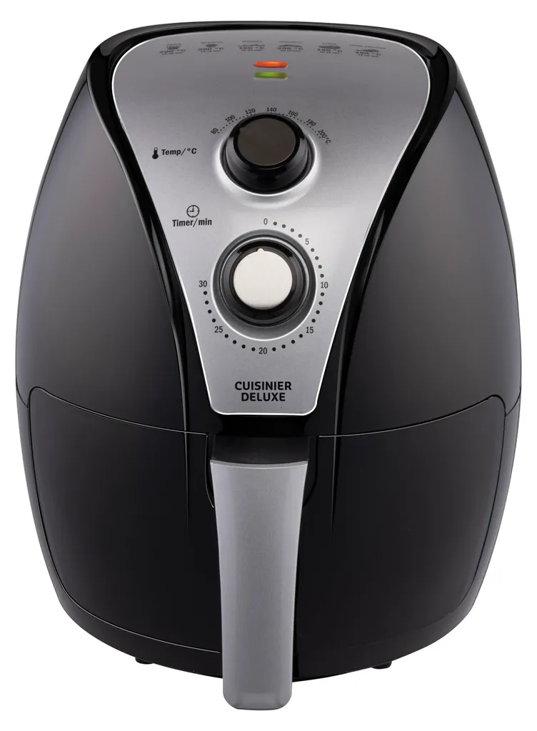 Friteuse à air chaud pour repas sains Cuisinier DeLuxe 3,2L 1500W