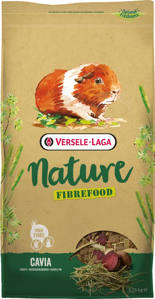 Alimentation pour Cochon d'Inde Nature Fibrefood Cavia sans Céréales