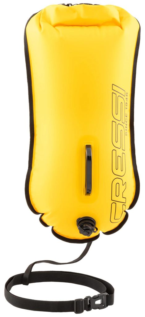 Cressi GLIDE PRO SWIM BUOY - Schwimmboje - Yellow Yellow