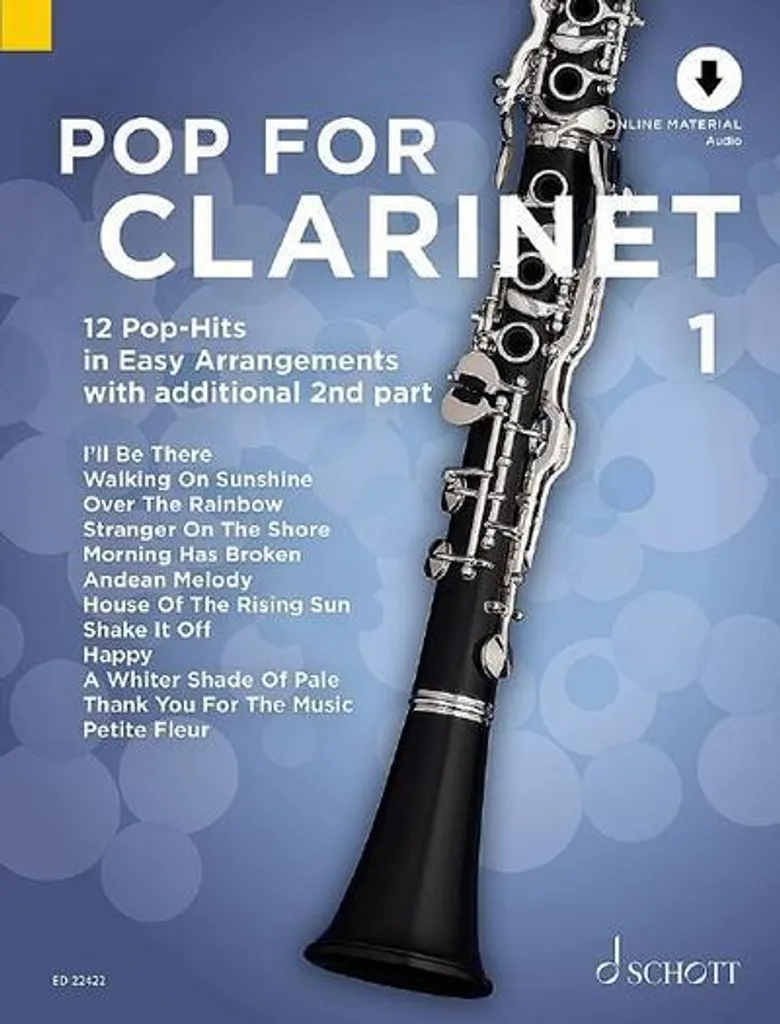 Pop For Clarinet 1 : Recueil de 12 Succès Pop Faciles pour Clarinette