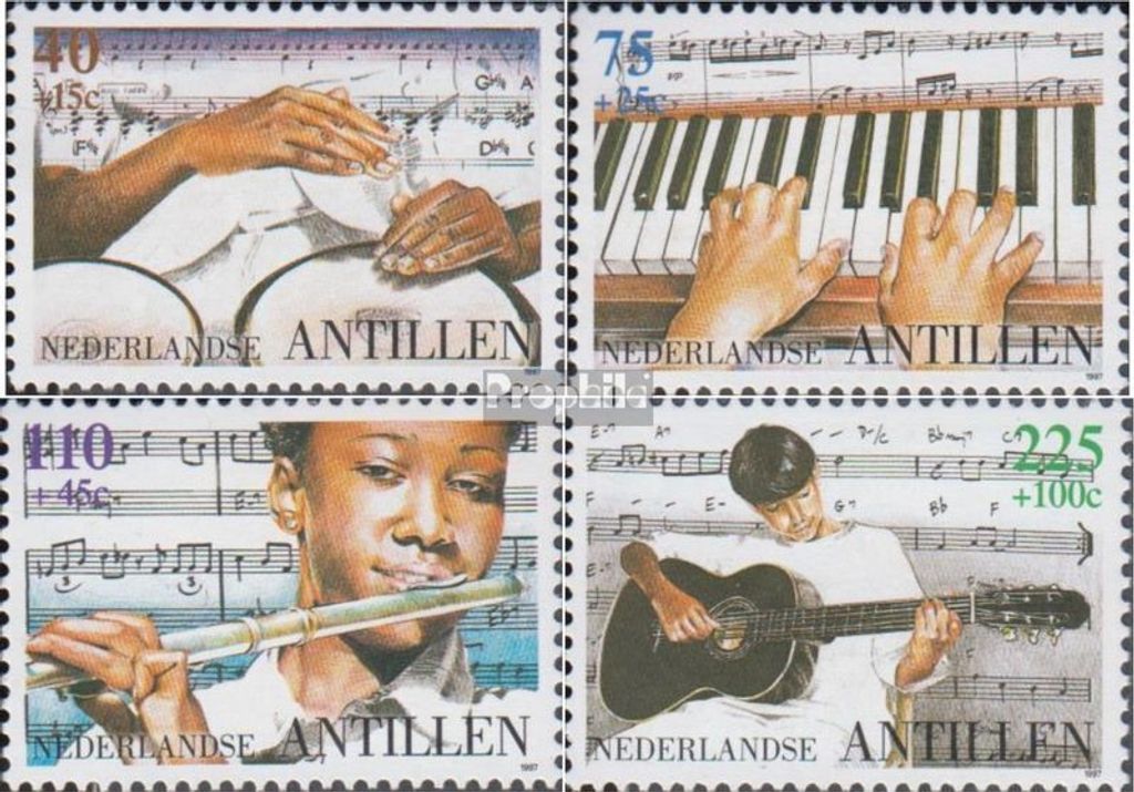 Briefmarken Niederländische Antillen 1997 Mi 933-936 Produktbild 