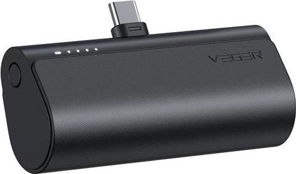 VEGER Powerbank 5 000 mAh avec type C PD QC3.0 intégré 3A Image du produit 