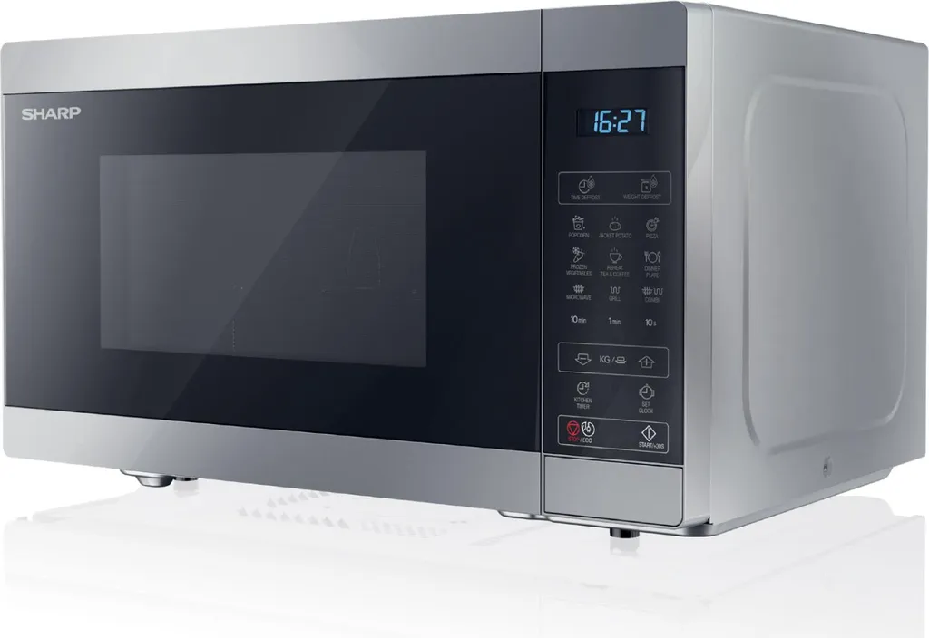 Four à Micro-ondes Combiné Gril Sharp 28 Litres Coloris Gris et Noir